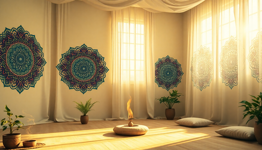 Elevate Your Space: Infusing Spiritual Serenity with Mandala Designs